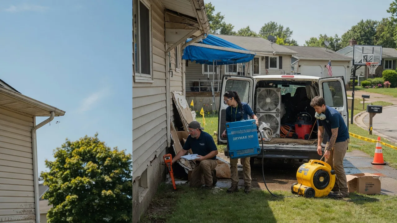 Ceiling Leak Cleanup in East Norwich, NY near me
